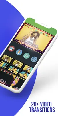 Telugu Birthday Photo Video Maker with Song android App screenshot 2